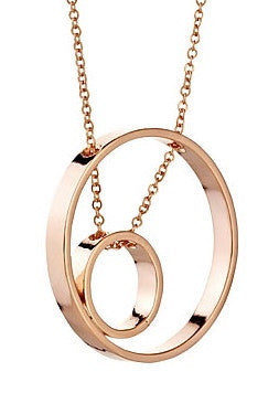 Demi Selene Necklace in Sterling Silver and Rose Gold - Vanessa Gade  Jewelry Design