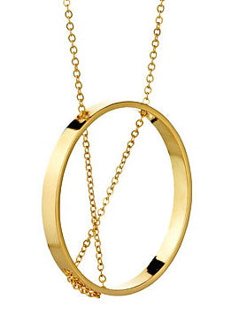 Inner shop circle necklace